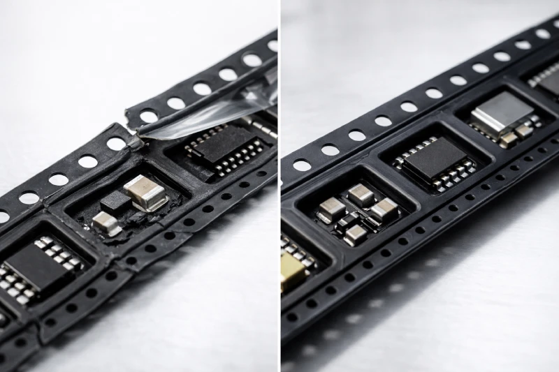 SMT包裝中低品質和高品質載帶的比較