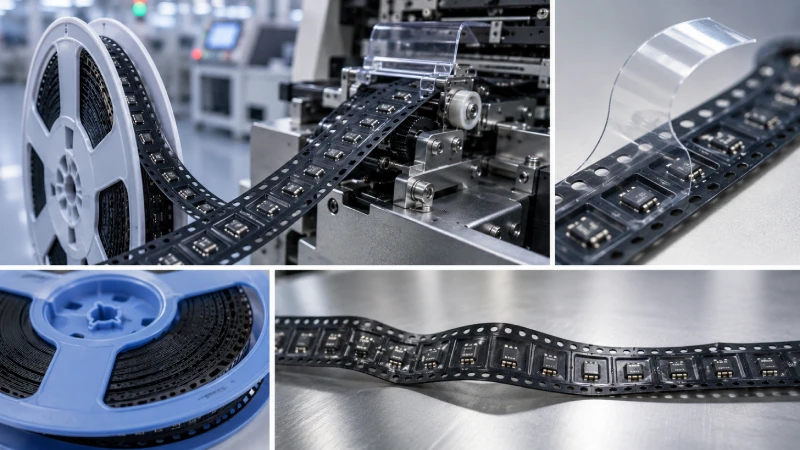 Carrier tape feeding issue checks including pocket fit, cover tape peeling, reel condition and tape deformation