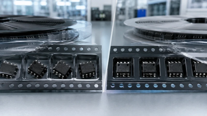 Custom carrier tape pocket design reduces component movement and improves stable positioning