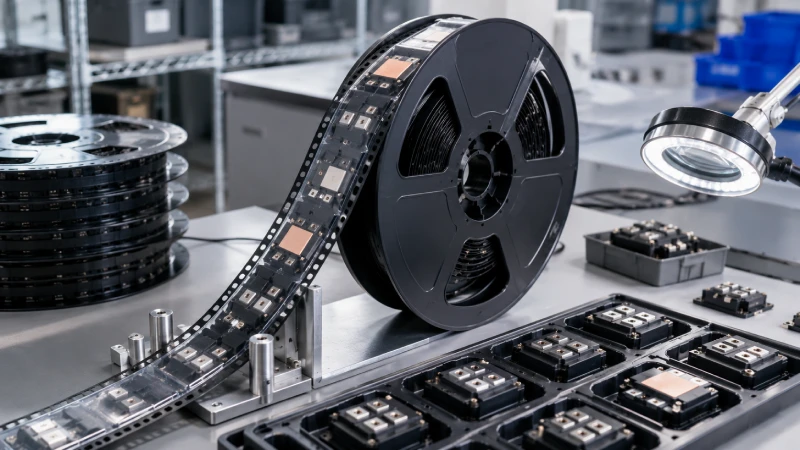 Hỗ trợ đóng gói băng và cuộn cho module nguồn và linh kiện nguồn