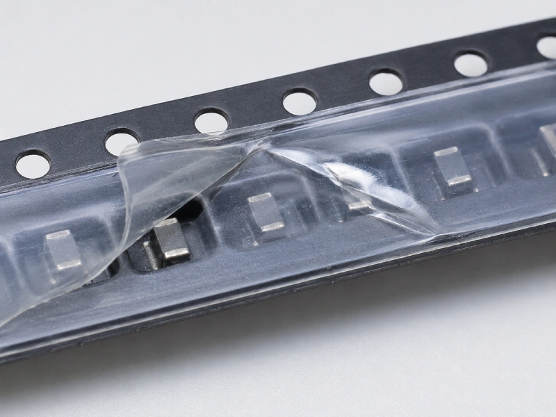 Cover tape lifting, wrinkles and alignment defects on embossed SMT carrier tape