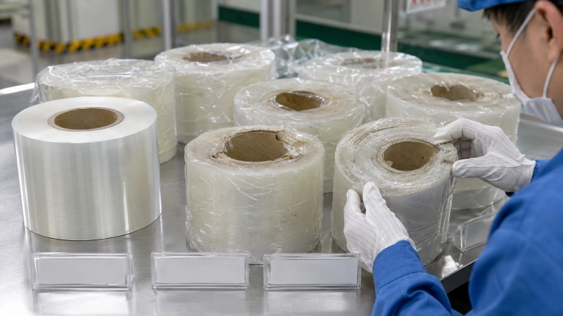 Cover tape roll inspection for edge damage, telescoping, wrinkles, and core defects