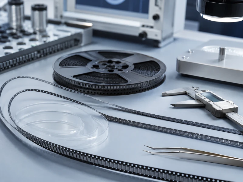 Tape and reel packaging support for SMT component packaging